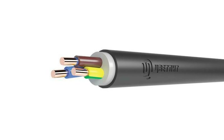 фото - Кабель ППГнг(А)-HF 3х2.5 ОК (N PE) 0.66кВ (м) Цветлит 00-00140592