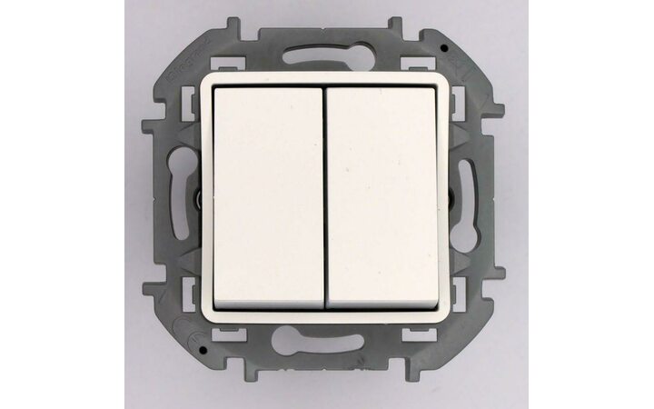 фото - Переключатель модульный 2-кл. Inspiria 10AX 250В бел. Leg 673655