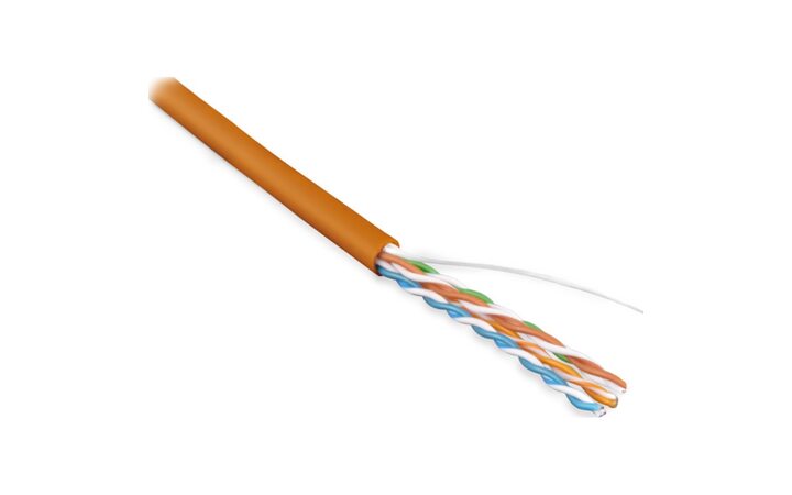 фото - Hyperline UUTP4-C5E-P24-IN-LSZH-OR-100