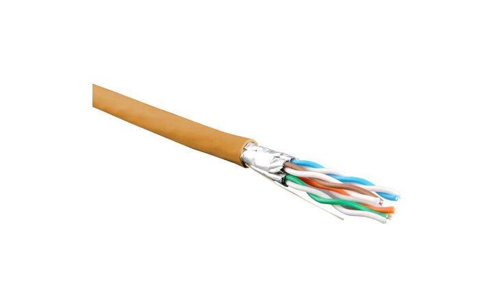 фото - Hyperline UFTP4-C6-S23-IN-LSZH-OR-500 бухта 500м