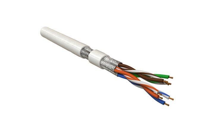 фото - Hyperline UFTP4-C6-P26-IN-LSZH-WH-100 бухта 100м