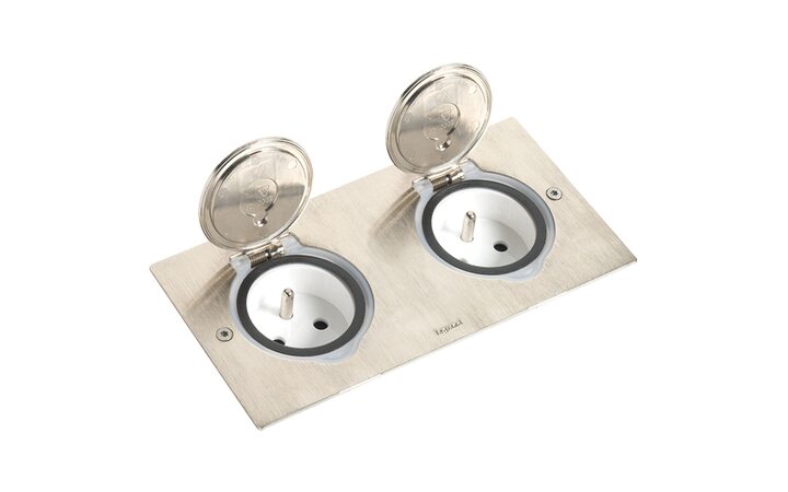 фото - Legrand Встр. блок IP44 нерж. 2х2м (089702)