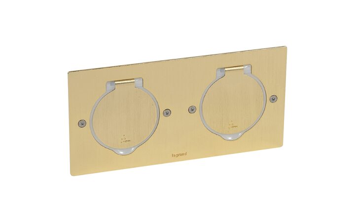 фото - Legrand Встр.блок IP44 бронз. 2х2м (089712)