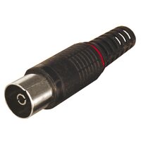 TV-разъем гнездо без пайки черный PROconnect