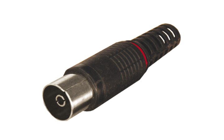 фото - TV-разъем гнездо без пайки черный PROconnect