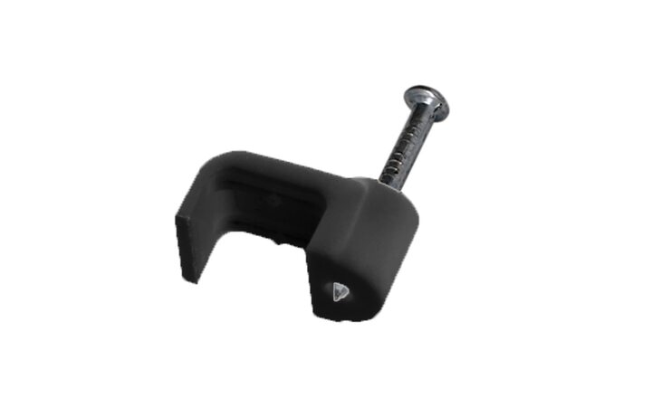 фото - Крепеж кабеля плоский 10 х 5 мм, черный (упак. 50 шт) REXANT