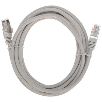 фото - Патч-корд S/FTP REXANT категория 6A (10G), RJ45-RJ45, неэкранированный, 28AWG, LSZH, серый, 2 м