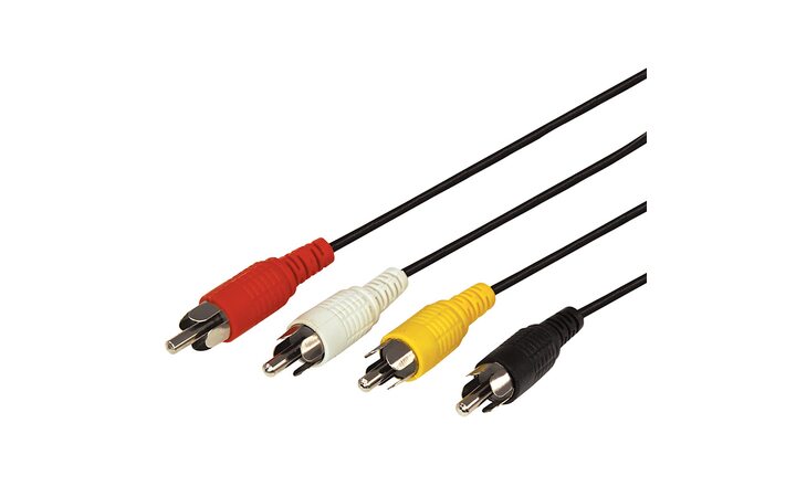 фото - Шнур 4 RCA - 4 RCA, 7м, черный REXANT