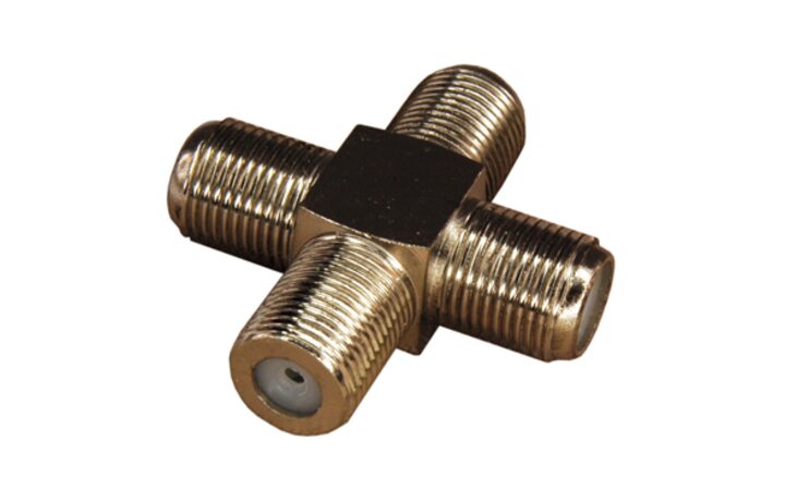 фото - Переходник соединитель, x4 гнезда F PROconnect