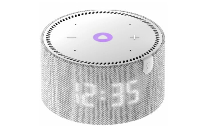 фото - Умная колонка Яндекс Станция Мини Плюс Серая с часами с Алисой (YNDX-00020)