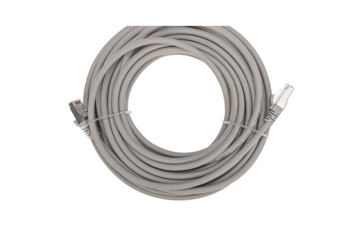 фото - Патч-корд S/FTP REXANT категория 6A (10G), RJ45-RJ45, неэкранированный, 28AWG, LSZH, серый, 7 м