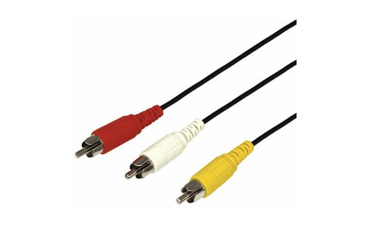 фото - Шнур 3 RCA - 3 RCA, 3м, черный REXANT