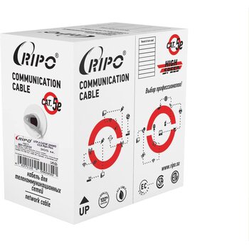 фото - Ripo Plus UTP 4 CAT5E 24AWG CCA(305m) бухта 305м