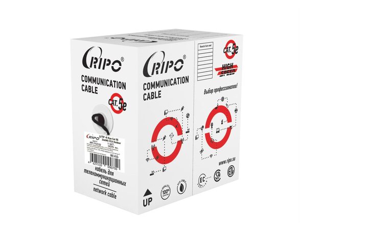 фото - Ripo UTP4 CAT5E 24AWG CCA PE (outdoor)(305m)