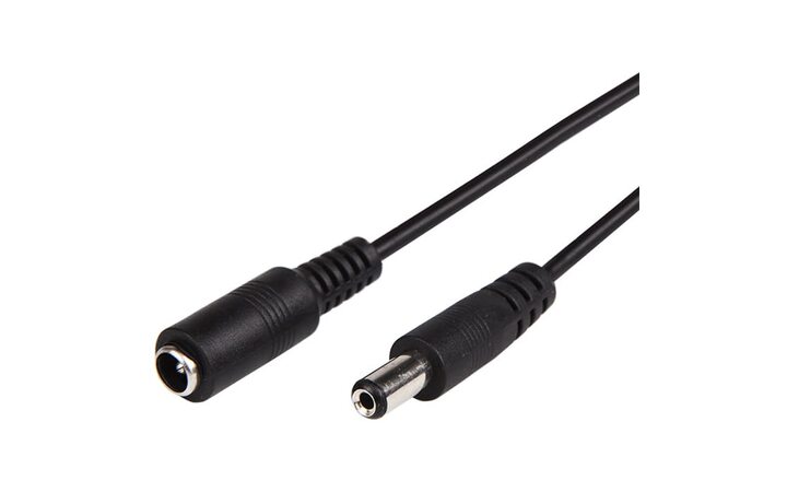 фото - REXANT Удлинитель кабеля питания гнездо-штекер (2,1х5,5 мм) 3 м (14-0360)