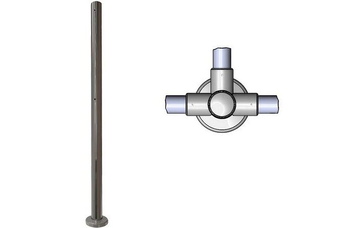 фото - 3V Стойка вертикальная СВА-3 с механизмом блокировки