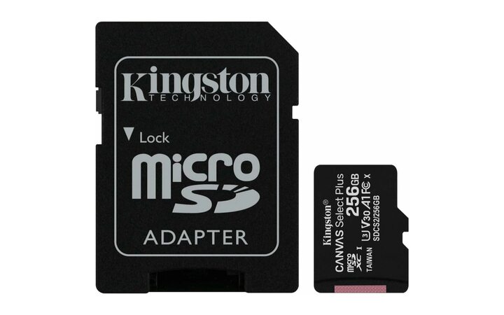 фото - Kingston SDCS2/256GB (MicroSDXC Class 10 UHS-I, SD adapter)