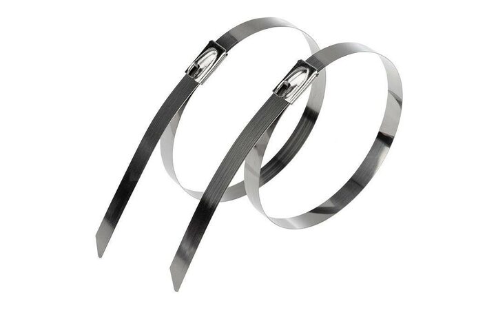 фото - Стяжка кабельная стальная (304) 250x4,6мм (100 шт/уп) REXANT (07-0258-100)