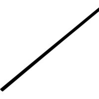 Трубка термоусаживаемая ТУТ 3,0/1,5мм, черная, упаковка 50 шт. по 1м, PROconnect (55-0306)