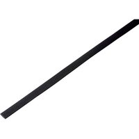 Трубка термоусаживаемая ТУТ 5,0/2,5мм, черная, упаковка 50 шт. по 1м, PROconnect (55-0506)