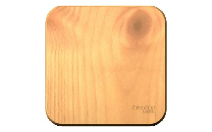 фото - Выключатель 1-кл. ОП Blanca 10А IP20 (сх. 1) 250В с изолир. пластиной ясень SE BLNVA101015