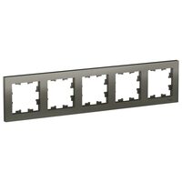Рамка 5-м AtlasDesign универс. сталь SE ATN000905