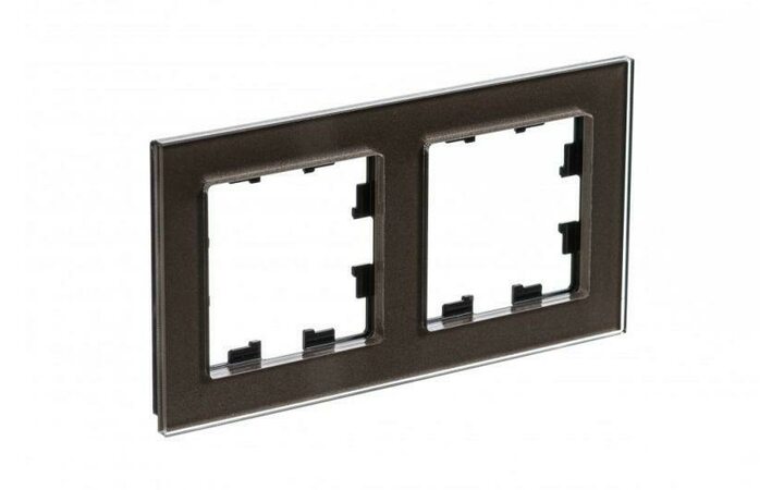 фото - Рамка 2-м AtlasDesign Nature стекло мокко SE ATN320602