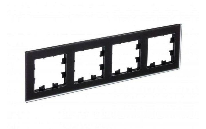 фото - Рамка 4-м AtlasDesign Nature матов. стекло черн. SE ATN331004