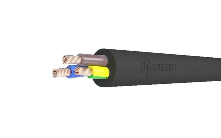 фото - Кабель КГ-ХЛ 3х4 (PE N) 220/380В-3 (м) Цветлит 00-00142688