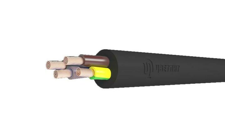 фото - Кабель КГ-ХЛ 4х6 (PE) 220/380В-3 (м) Цветлит 00-00142704