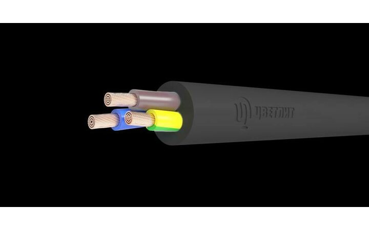 фото - Кабель КГ-ХЛ 3х2.5 (PE N) 220/380В-3 (м) Цветлит 00-00142687