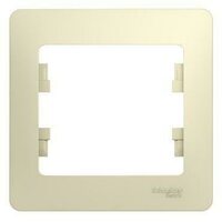 Рамка 1-м Glossa беж. SE GSL000201