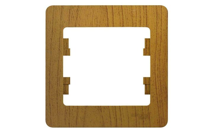 фото - Рамка 1-м Glossa дер. дуб SE GSL000501