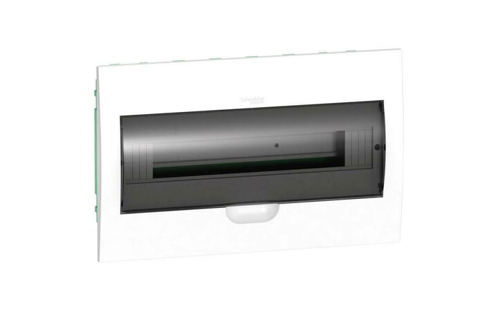 фото - Бокс встраиваемый СП City9 Box 1 ряд 18мод. с прозр. дверцей SE EZ9E118S2FRU