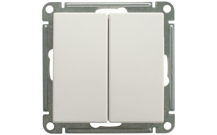 фото - Переключатель проходной 2-кл. СП W59 10А IP20 10AX механизм бел. SE VS610-256-1-86
