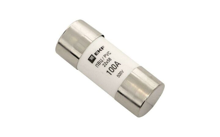 фото - Вставка плавкая цилиндрическая ПВЦ 22х58 100А EKF pvc-22x58-100
