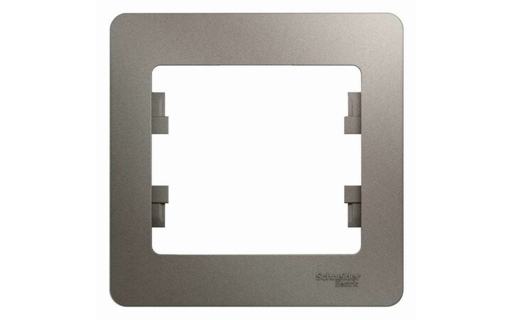 фото - Рамка 1-м Glossa платина SE GSL001201