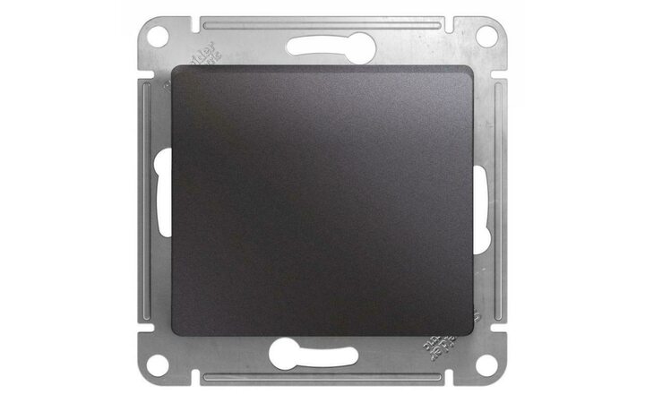 фото - Переключатель проходной 1-кл. СП Glossa 10А IP20 (сх. 6) 10AX механизм графит SE GSL001361