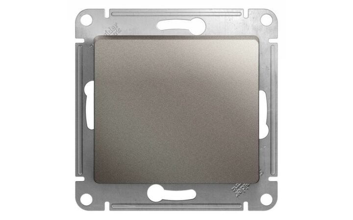 фото - Выключатель 1-кл. СП Glossa 10А IP20 (сх. 1) 10AX механизм платина SE GSL001211