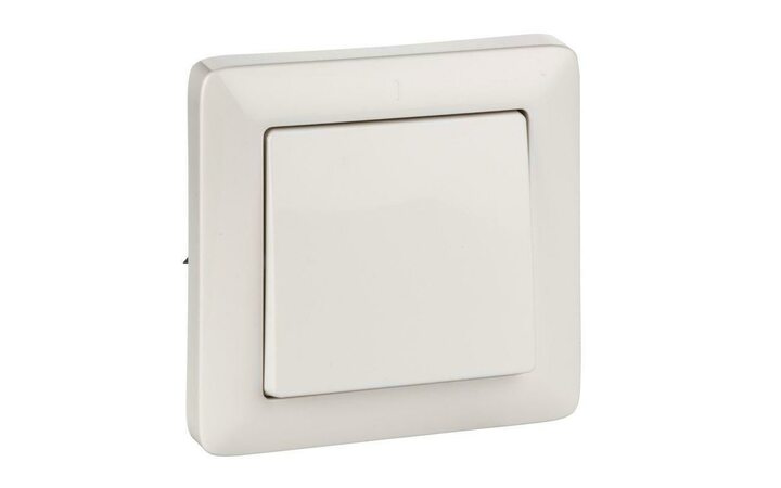 фото - Выключатель 1-кл. СП Хит 6А IP20 250В бел. SE VS16-133-B