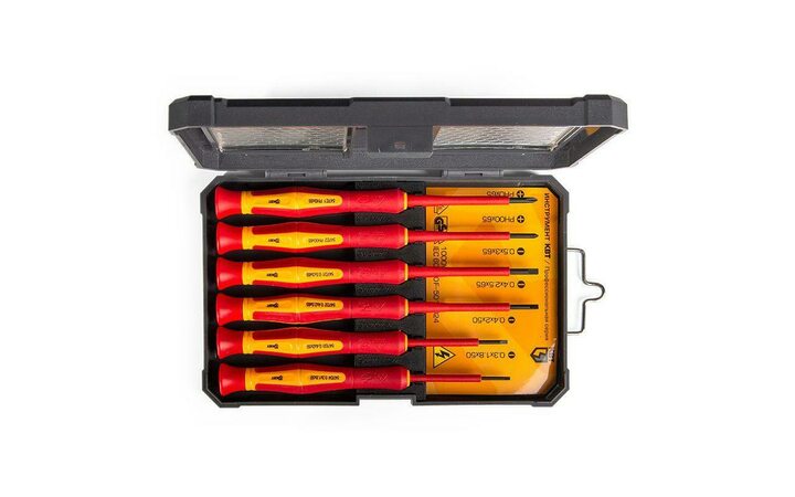 фото - Набор диэлектрических отверток 'Профи' НИО-06 мини КВТ 79771