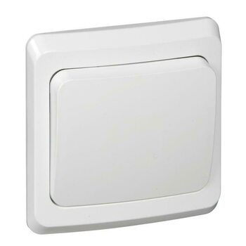 фото - Переключатель проходной 1-кл. СП Этюд 10А IP20 бел. SE BC10-004B