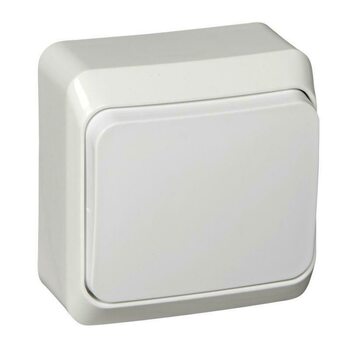 фото - Переключатель проходной 1-кл. ОП Этюд 10А IP20 бел. SE BA10-004B