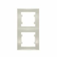 Рамка 2-м Бриллиант верт. сл. кость UNIVersal 7948677