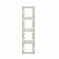 Рамка 4-м Бриллиант верт. сл. кость UNIVersal 7948714