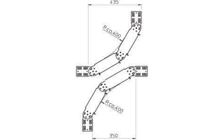 фото - Угол для лотка вертикальный изменяемый 400х85 RGBV 840 FT OBO 7080409