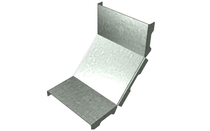 фото - Крышка для угла вертикального внутр. 90град. осн.150 (80/100) сталь 0.8мм KNL90-150(80/100) КМ LO1839