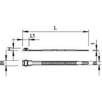 Хомут кабельный 550 SW 6х180 полиамид черн. (уп.100шт) OBO 2330059
