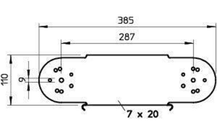 фото - Секция для угла вертикального 110х600 RGBEV 160 FT OBO 7077972
