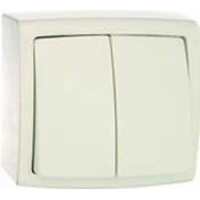 Выключатель 2-кл. ОП Елизавета 6А IP20 А56-032 бел. Кунцево 6402